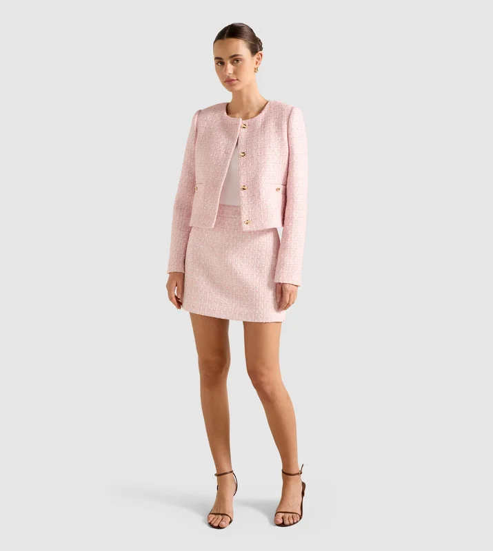 forever new LISA Tweed Boucle Jacket